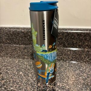 Starbucks Discovery Series NEW YORK 16 Oz Stainless Steel Tumbler NWT